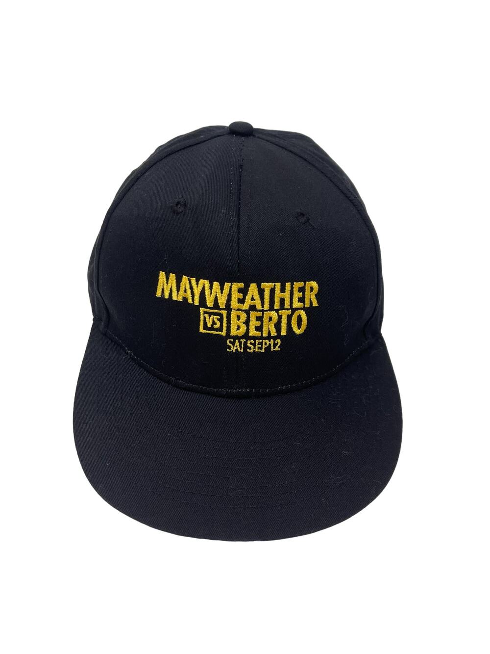 Floyd Mayweather vs Andre Berto Las Vegas Boxing Match Black Snapback Hat Cap